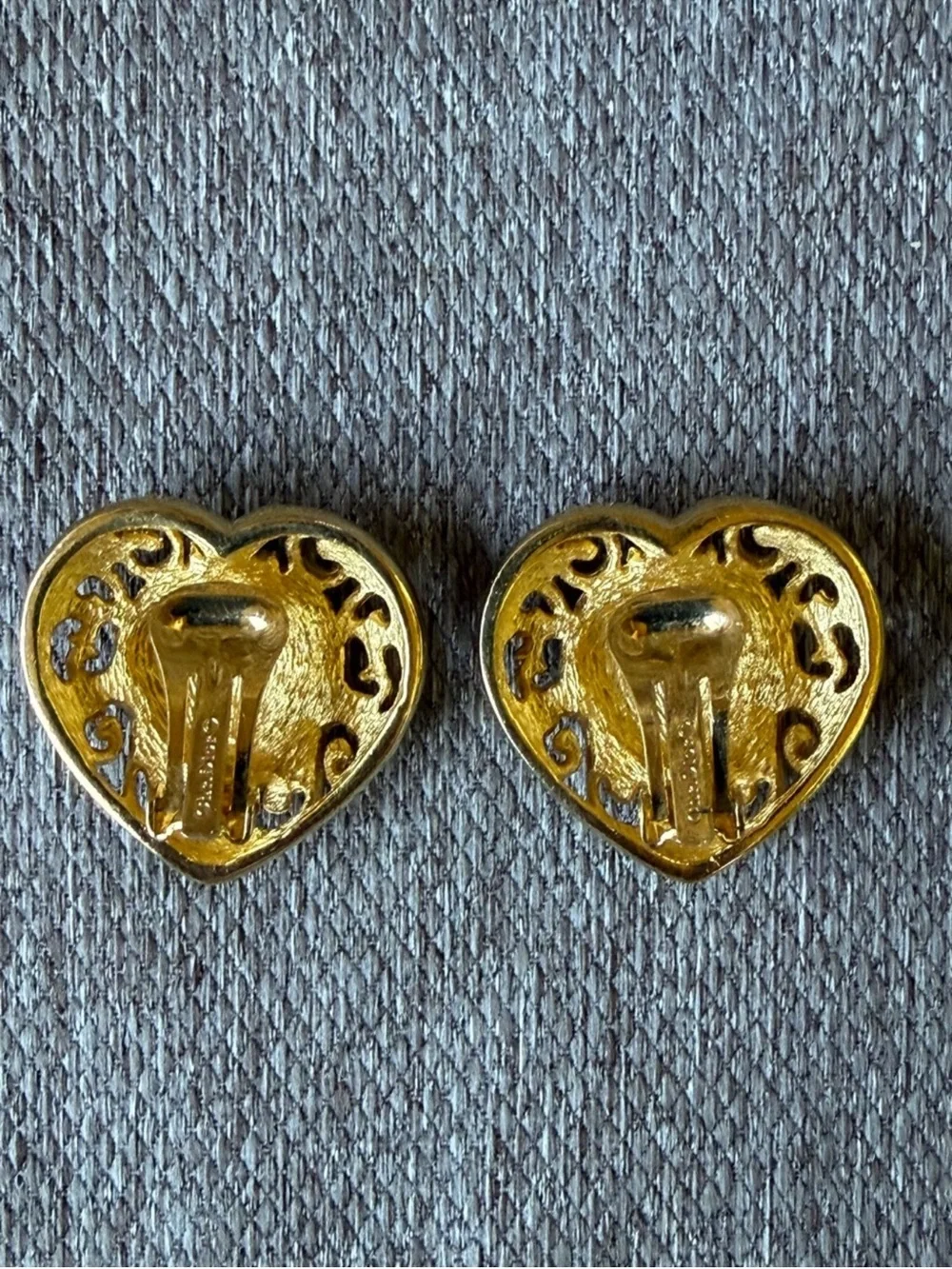 CHRISTIAN DIOR vintage clip on earrings